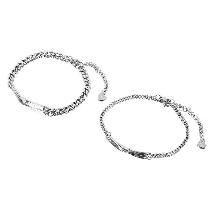 Set di bracciali argento